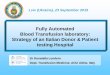 Fully Automated Blood Transfusion laboratory: Strategy of 