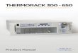 THERMORACK 300-650 THERMOELECTRIC CHILLER MANUAL 52-35650-1
