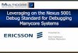 Leveraging on the Nexus 5001 Debug Standard for Debugging