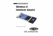 Series Instant Wireless Wireless-B Notebook Adapter