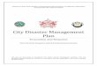 City Disaster Management Plan - ssdma.nic.in