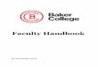 Faculty Handbook - Home | My Baker