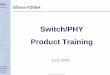 Switch/PHY Product Training