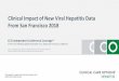 Clinical Impact of New Viral Hepatitis Data From San 