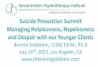 Suicide Prevention Summit Managing Helplessness 