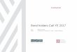 Bond holders Call YE 2017 - Maccaferri