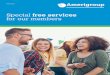 Special free services for our members