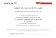 AQA A Level Preparation Booklet