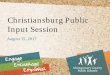 Christiansburg Public Input Session