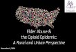 Elder Abuse & the Opioid Epidemic: A Rural and Urban 