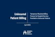 Uninsured Temporary Physician Billing Process for Hospital 
