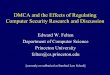DMCA and the Effects of Regulating Computer Security Research