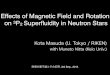 Effects of Magnetic Field and Rotation P Superﬂuidity in 
