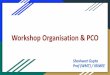 Workshop Organisation & PCO