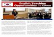 "English Teaching Opportunities in Koera" Info Session