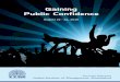 2016-04-18 Gaining Public Confidence