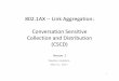 802.1AX ‐‐ Link Aggregation: Conversation Collection and 