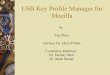 USB Key Profile Manager for Mozila