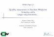 FMH Part 2 Quality assurance in Nuclear Medicine Imaging units