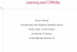Learning and CTRNNs - University of Sussex