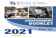 ASSESSMENT BOOKLET 2021 Year 12