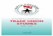 ICTU/SIPTU Certificate in TRADE UNION STUDIES