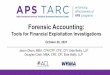 Forensic Accounting:Tools for Financial Exploitation 