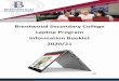 Laptop Information Booklet - Brentwood Secondary College