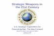 Strategic Weapons in the 21st Century