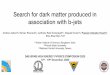 Search for dark matter produced in association with b-jets