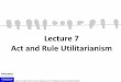 Ethics: Utilitarianism - Computer Science at UBC