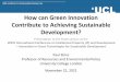 How can Green Innovation Contribute to Achieving 