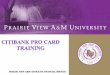 Citi Global Card Mgmt System - PVAMU Home