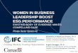 WOMEN IN BUSINESS LEADERSHIP BOOST ESG PERFORMANCE