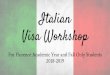 Italian Visa Workshop - Pepperdine University