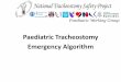 Paediatric Tracheostomy Emergency Algorithm