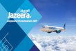 Corporate Presentation 2019 - Jazeera Airways