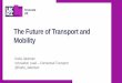 The Future of Transport and Mobility