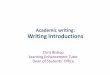 Academic writing: Writing Introductions