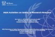IAEA Activities on Safety of Research Reactors