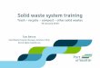 Solid waste system training - Port of Seattle
