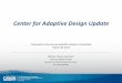 Center for Adaptive Design Update - Census.gov