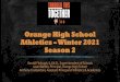 Orange High School Athletics Winter 2021 Season 2