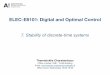 ELEC-E8101: Digital and Optimal Control