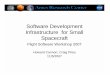 Software Development Infrastructure for Small Spacecraft