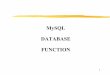 MySQL DATABASE FUNCTION - Maejo University