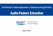 Audio Feature Extraction - mac.kaist.ac.kr