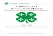 California 4-H Record Book - UCANR