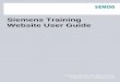 Siemens Training Website User Guide