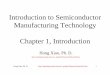 Introduction to Semiconductor Manufacturing Technology 
